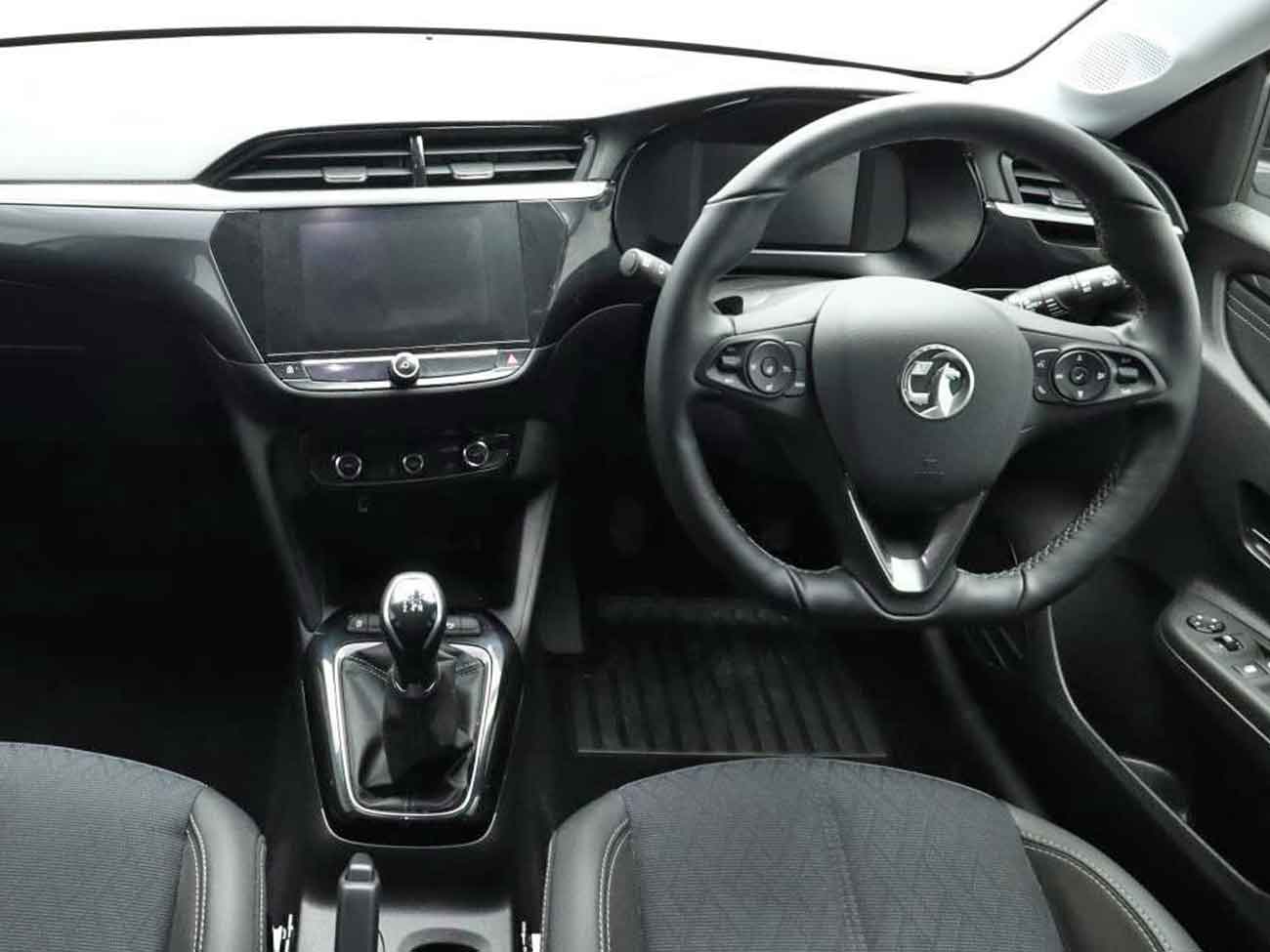 Interior view of Vauxhall Corsa