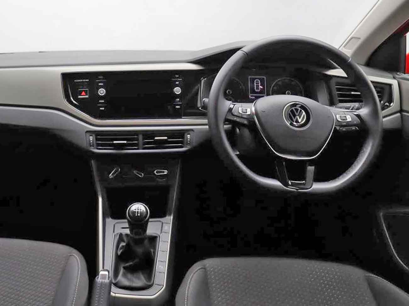 Interior view of VW Polo