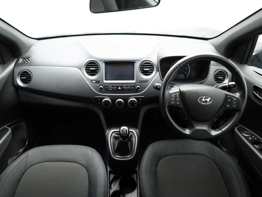 Interior view of Hyundai i10