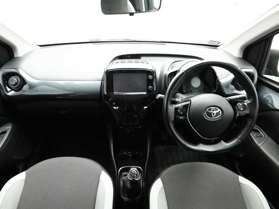 Interior view of Toyota Aygo
