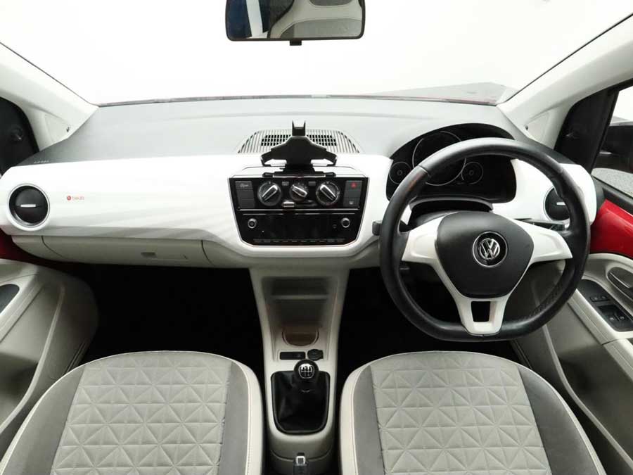 Interior view of Volkswagen Up