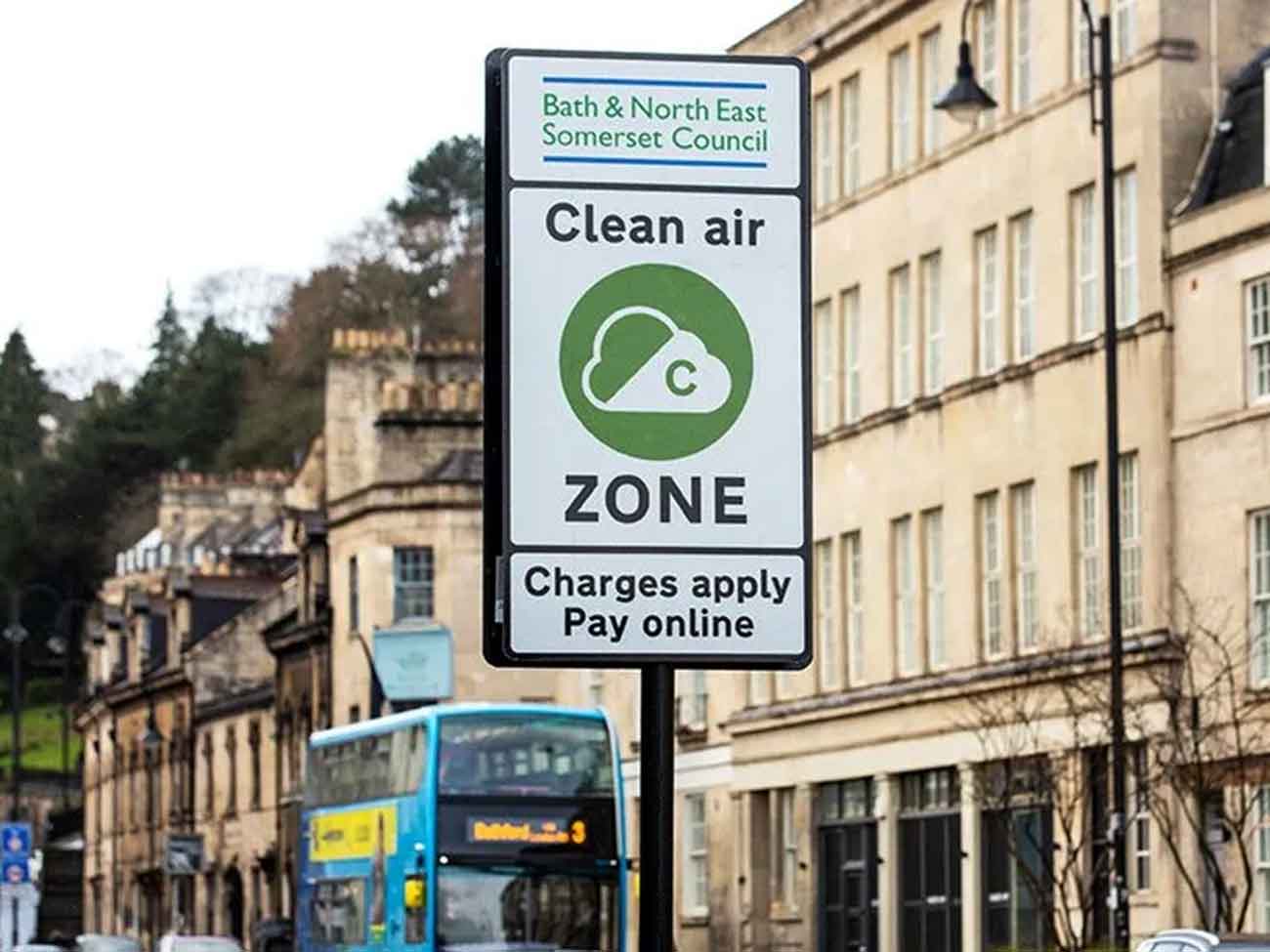 Clean air zone (CAZ) sign