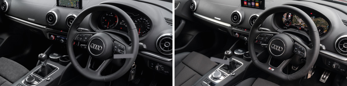 Audi A3 and Audi S3 interior