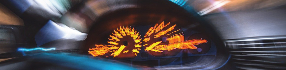 Speedometer of Fast Hot Hatch