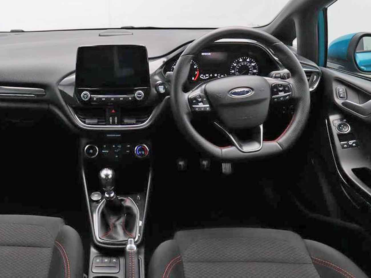Interior view of Ford Fiesta