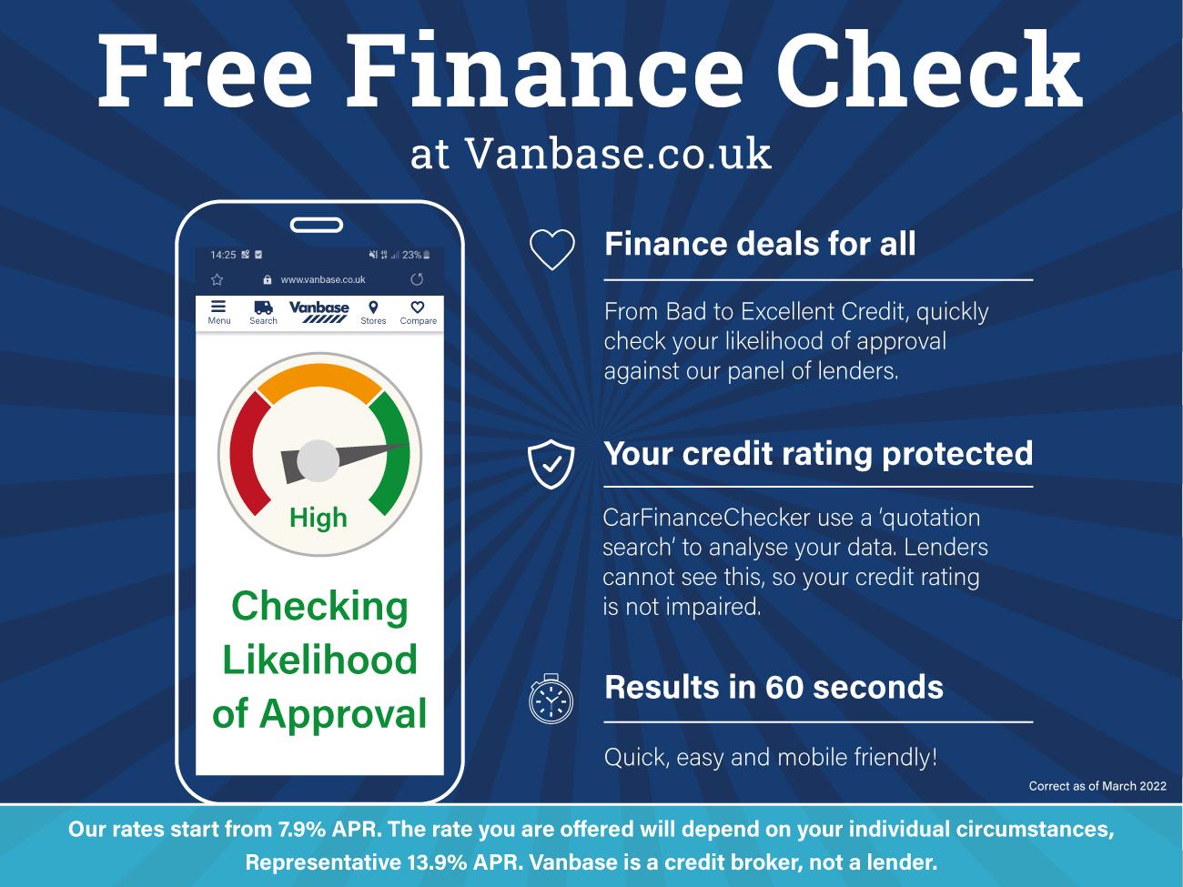 Free finance check at carbase.co.uk