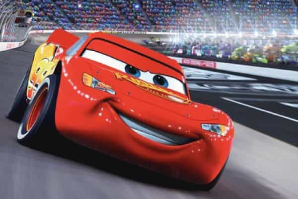 Lightning McQueen from pixar film Cars
