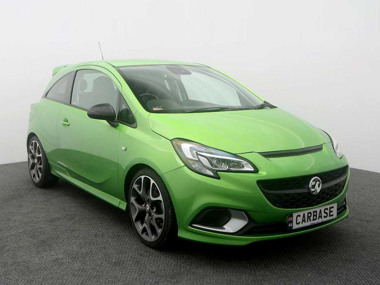 Vauxhall Corsa front view in showroom