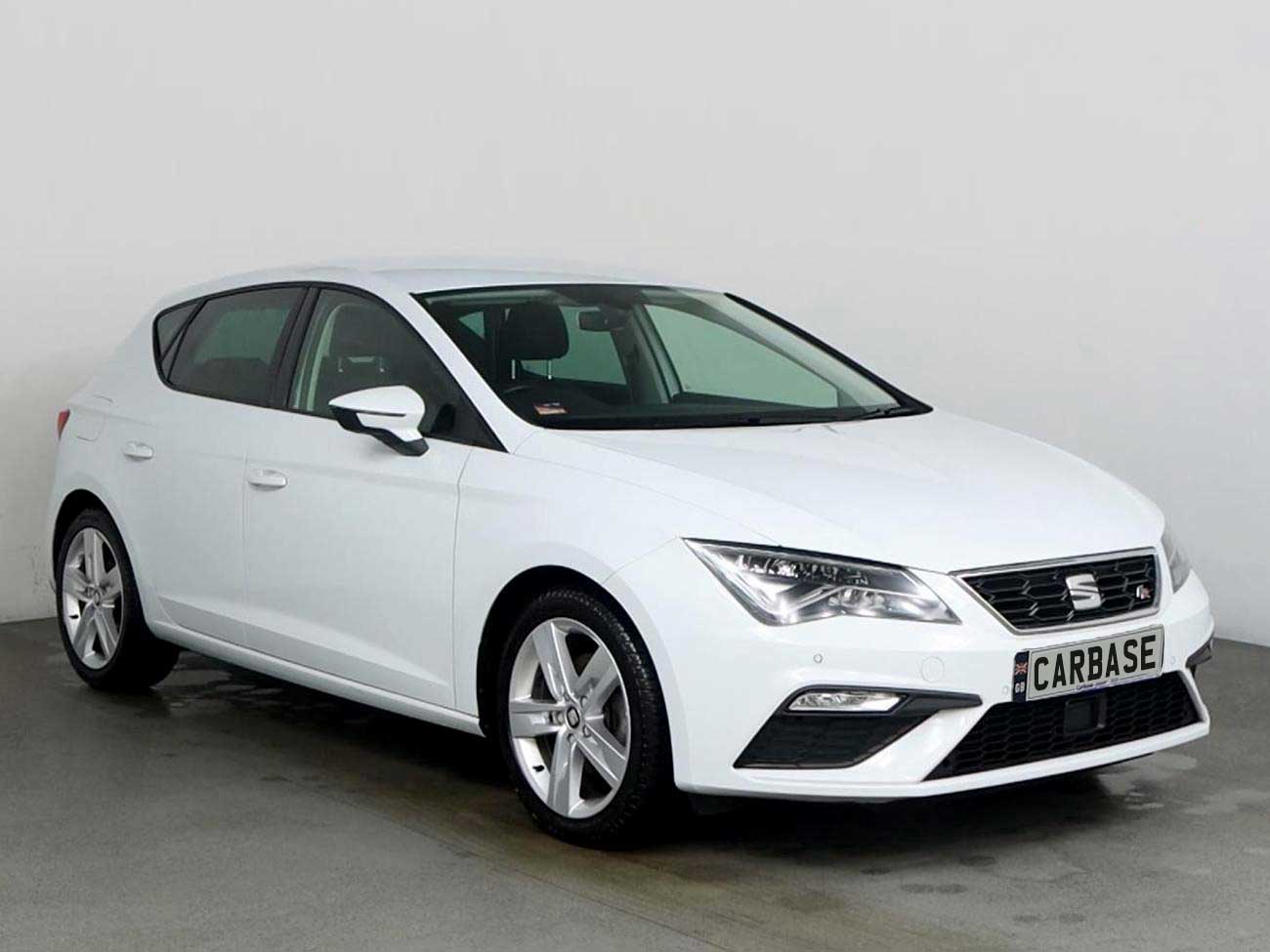 Seat Leon front view in showroom